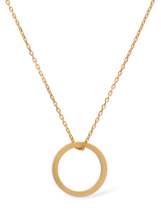 Luisaviaroma Collana con charm e logo inciso Fino Al -60%