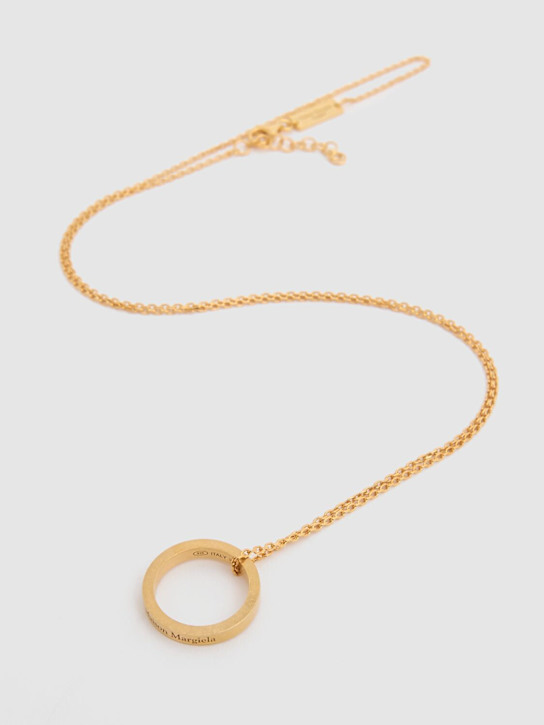 Luisaviaroma Collana con charm e logo inciso Fino Al -60%