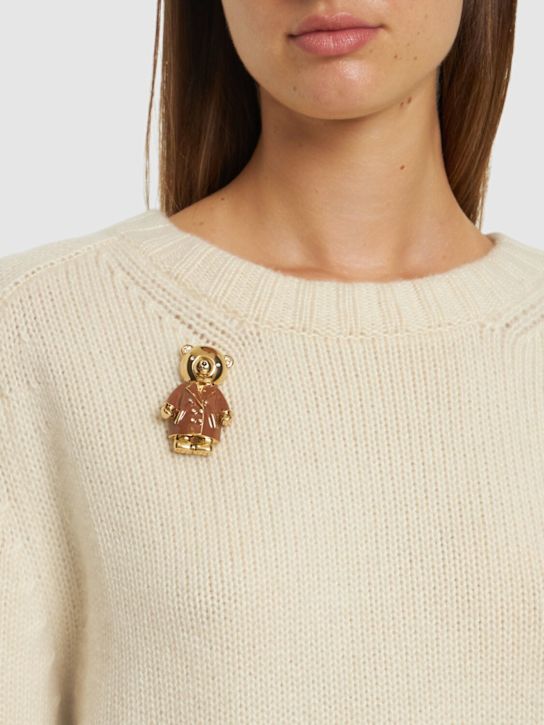Luisaviaroma Spilla lucida Teddy Madame Saldi Di Fabbrica