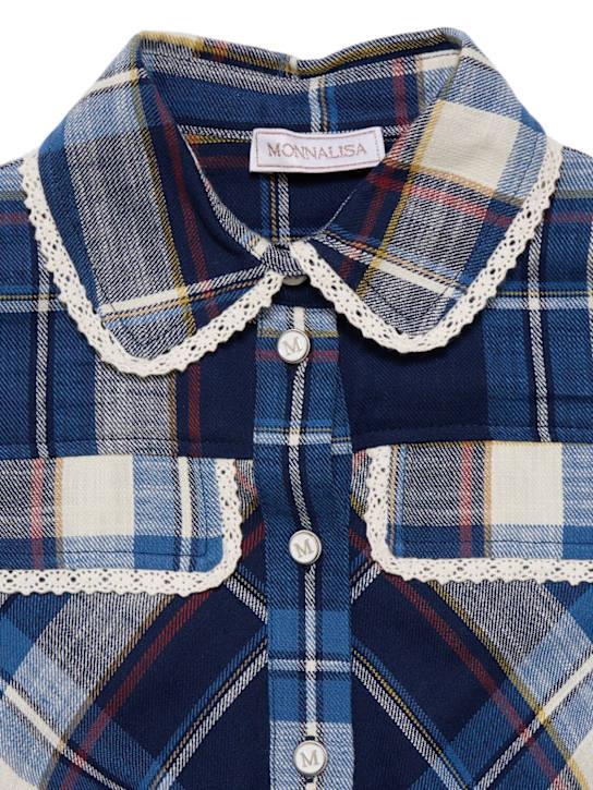 Luisaviaroma Vestito in cotone stampa check con cintura Offerta per la Festa della Mamma