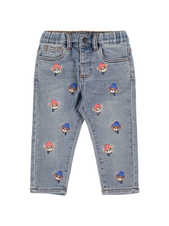 Luisaviaroma Jeans in cotone stretch con ricami
