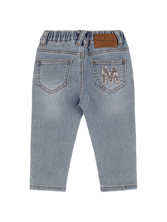 Luisaviaroma Jeans in cotone stretch con ricami Online Outlet