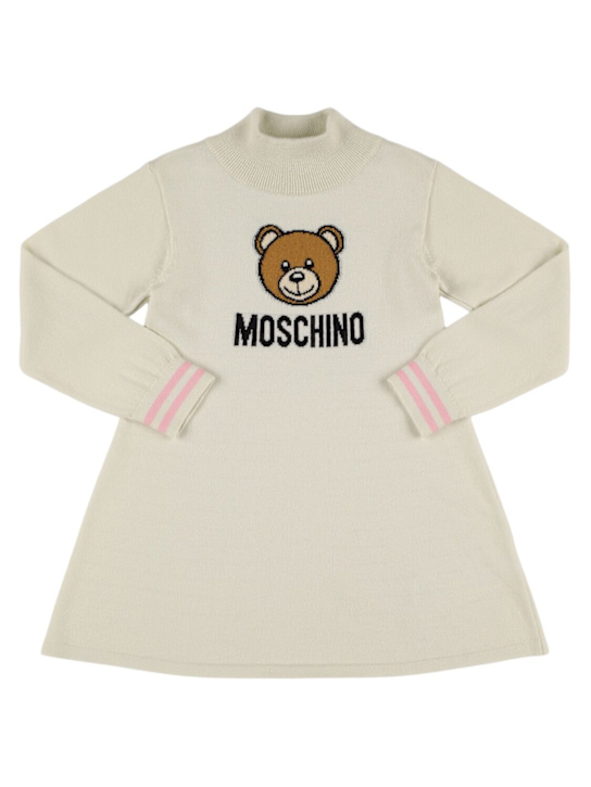 Luisaviaroma Vestito in maglia di cotone e lana / stampa