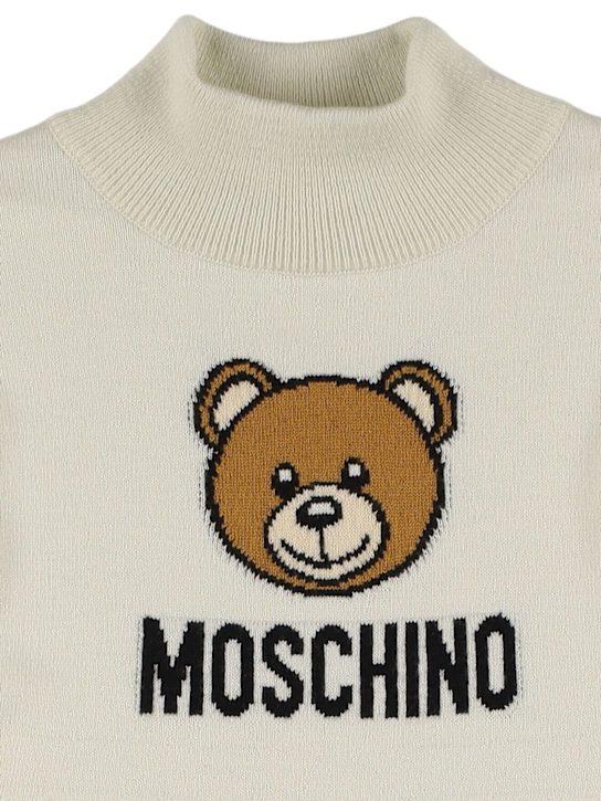Luisaviaroma Vestito in maglia di cotone e lana / stampa Grandi sconti
