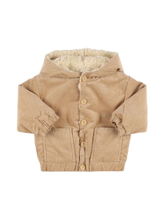 Luisaviaroma Giacca in millerighe con cappuccio Offerte giornaliere