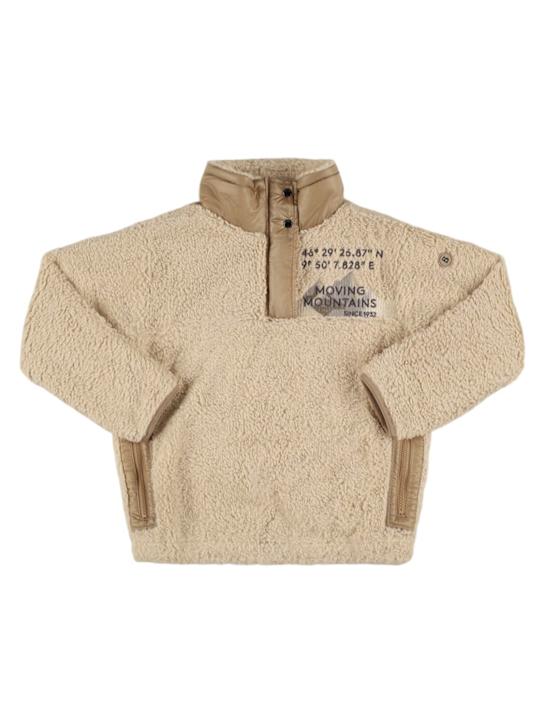 Luisaviaroma Felpa Paulo in teddy con stampa