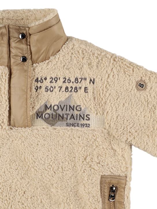 Luisaviaroma Felpa Paulo in teddy con stampa Offerte speciali