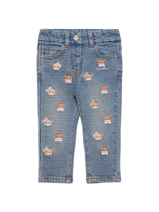 Luisaviaroma Jeans in misto cotone con ricami