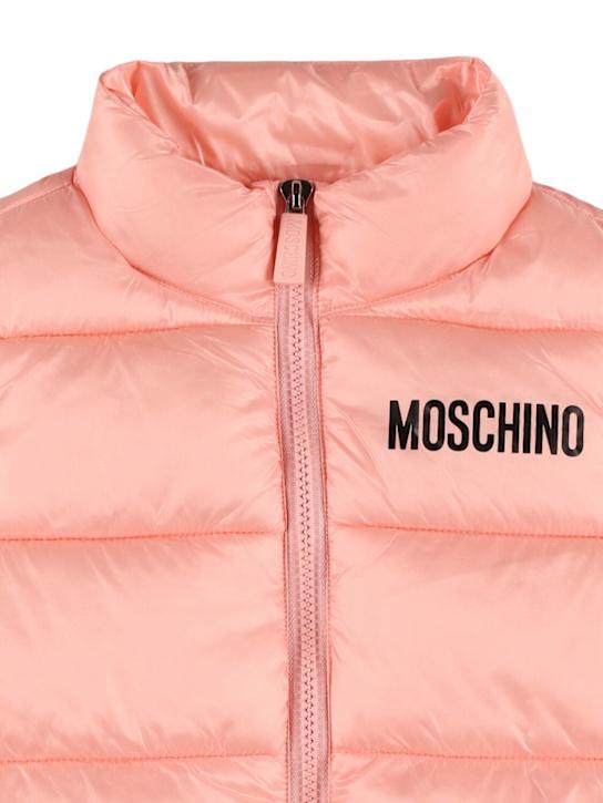 Luisaviaroma Piumino smanicato in nylon stampato Italy
