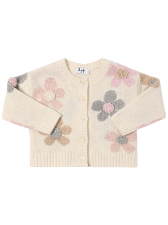 Luisaviaroma Cardigan in maglia di lana jacquard Economico
