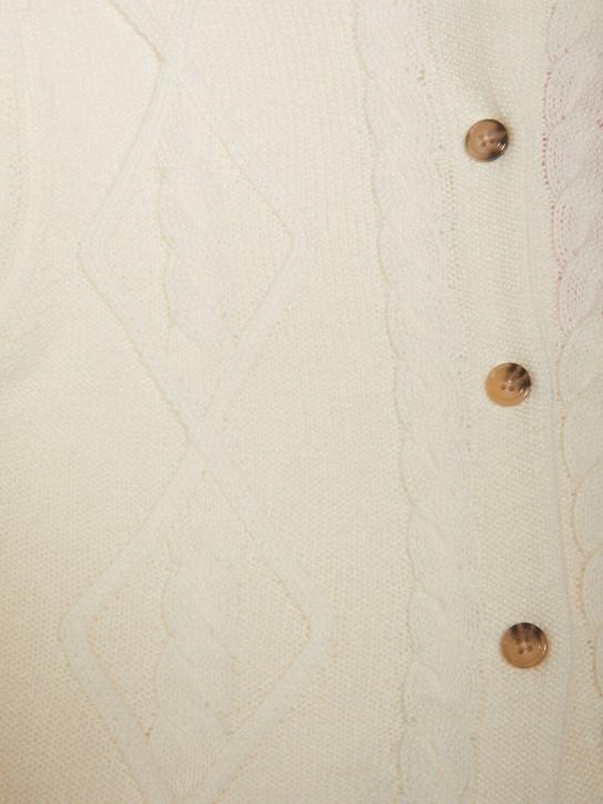 Luisaviaroma Cardigan in maglia di misto lana Saldi