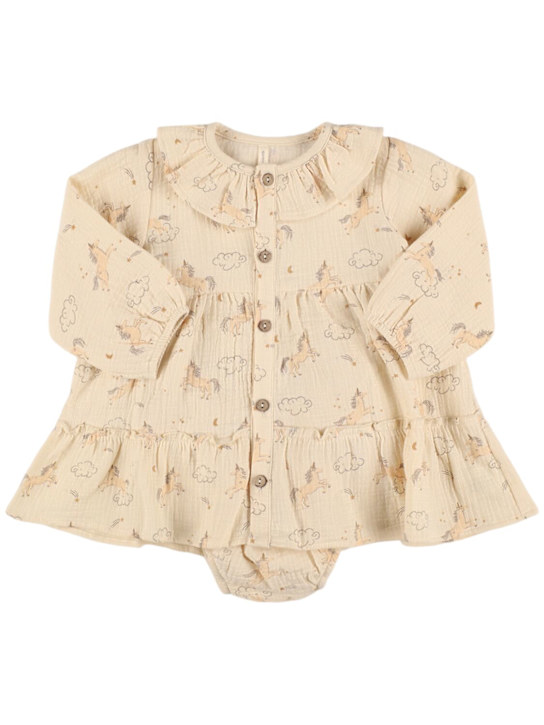 Luisaviaroma Vestito in cotone organico stampato