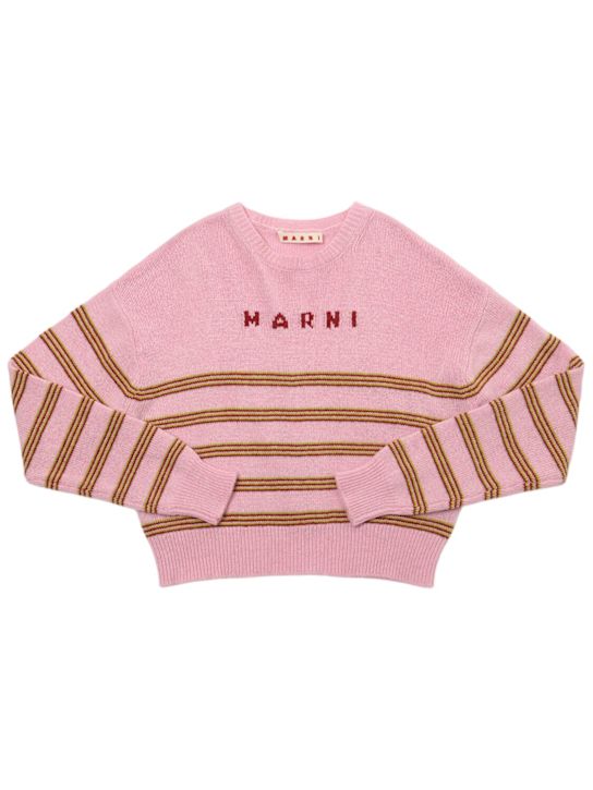Luisaviaroma Maglia in misto lana con logo Negozio