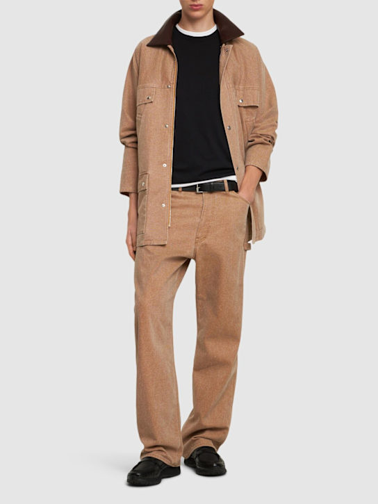 Luisaviaroma Pantaloni in tela di cotone organico washed Shopping online