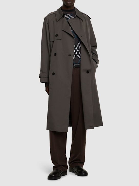 Luisaviaroma Trench lungo in cotone Offerta Pasqua