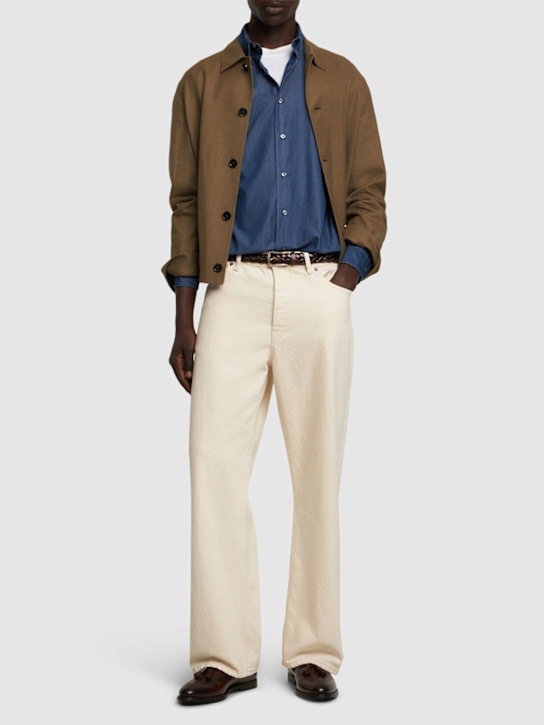 Luisaviaroma Camicia regular in cotone leggero Offerte giornaliere
