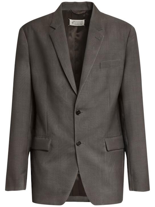 Luisaviaroma Blazer in lana e mohair