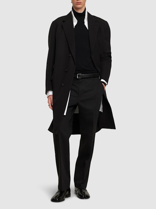 Luisaviaroma Pantaloni in twill di poly e cotone Ultimi tre giorni