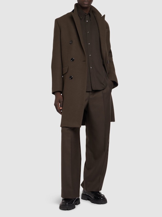 Luisaviaroma Cappotto doppiopetto in lana Fino al 50% di sconto