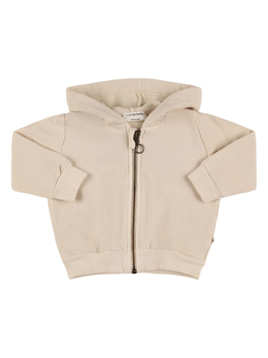 Luisaviaroma Felpa in misto cotone con zip e cappuccio Comprare a buon mercato