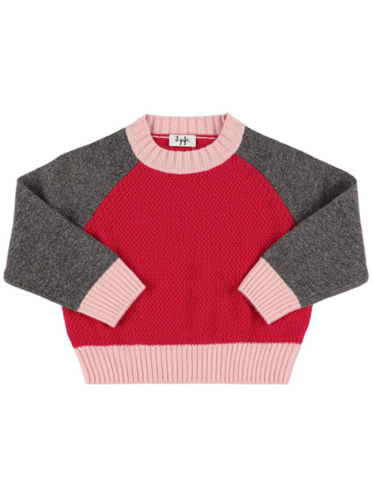 Luisaviaroma Maglia in lana tricolore Nuovi prodotti