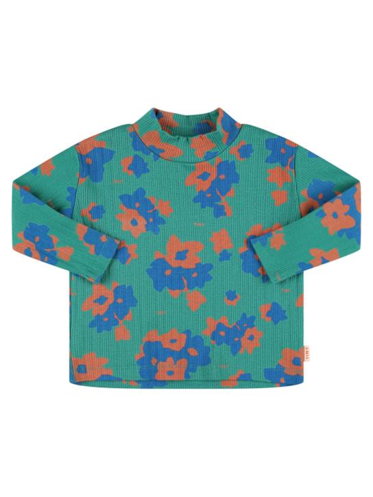 Luisaviaroma Maglia in misto cotone con stampa fiori
