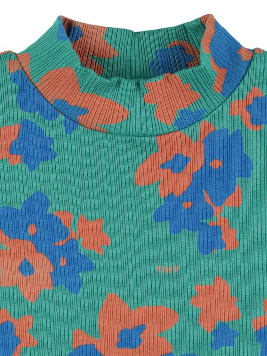 Luisaviaroma Maglia in misto cotone con stampa fiori Prezzo basso