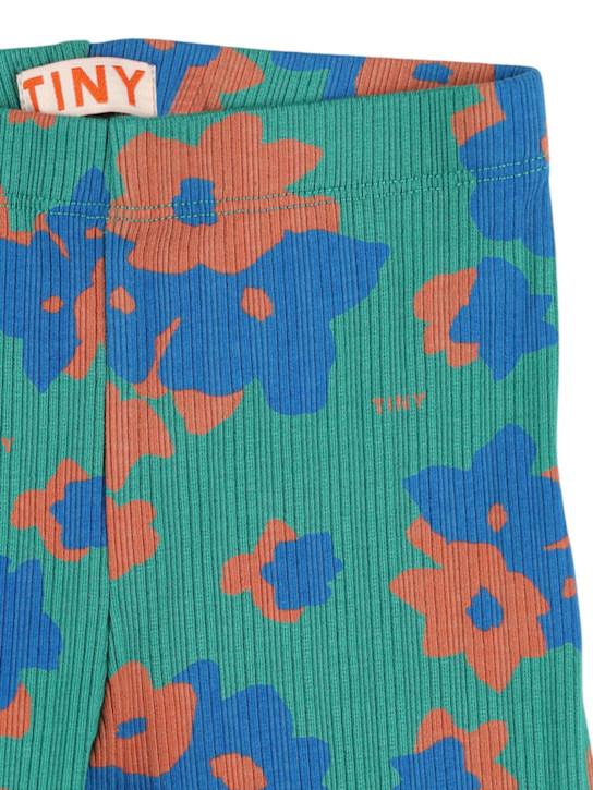 Luisaviaroma Leggings in cotone organico a costine con stampa Super Saving Price