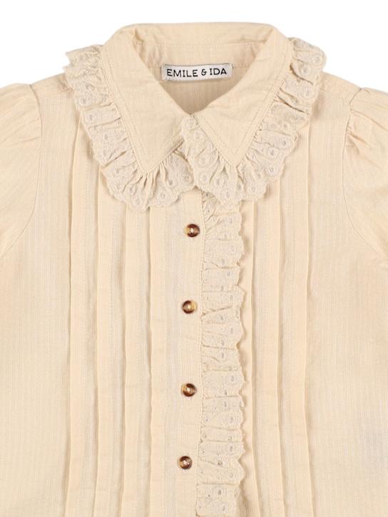 Luisaviaroma Camicia in cotone con ricami Rilascio limitato