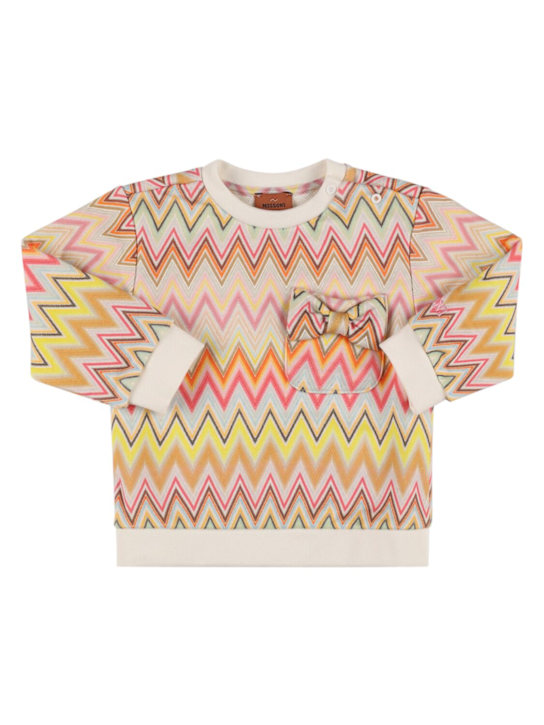 Luisaviaroma Felpa in cotone con stampa Fino al 50% di sconto