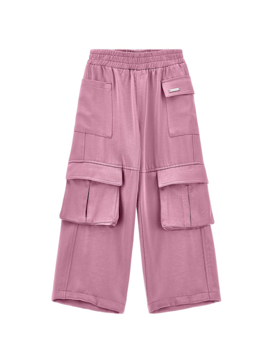 Luisaviaroma Pantaloni cargo in raso di misto viscosa