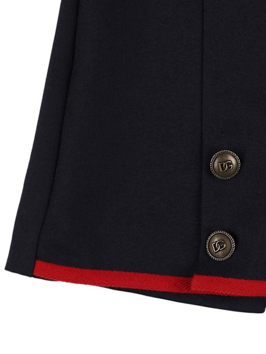 Luisaviaroma Skort in lana vergine con bottoni 50% di sconto con spedizione gratuita