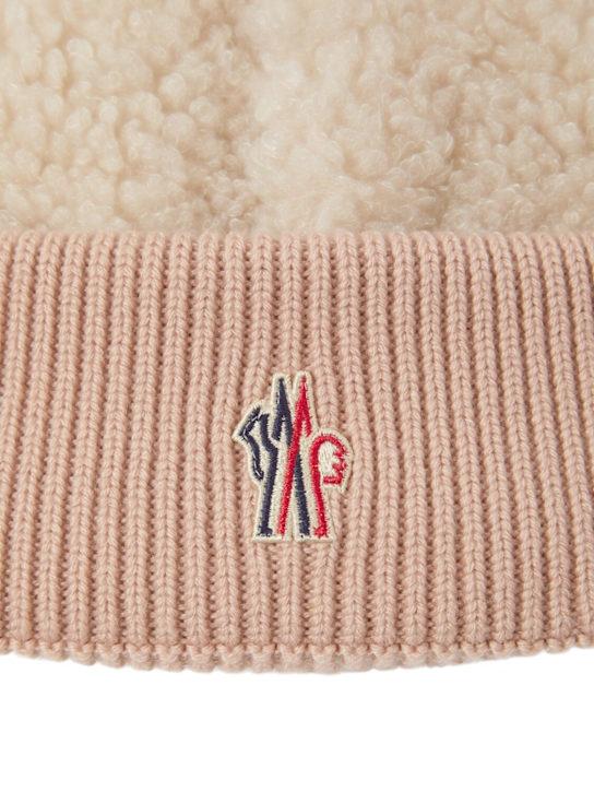 Luisaviaroma Cappello beanie in teddy con logo Pezzi Unici