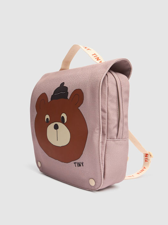 Luisaviaroma Zaino Bear in tela di cotone stampata Prezzo Ridotto