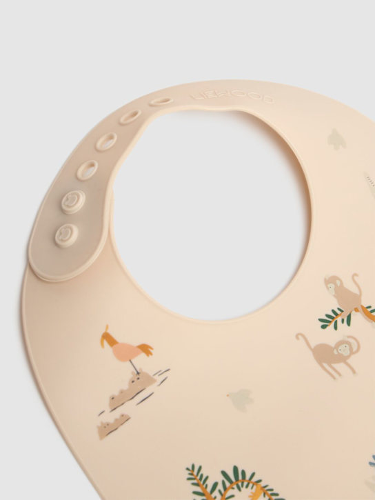 Luisaviaroma Set di 2 bavaglini in silicone stampato Offerte