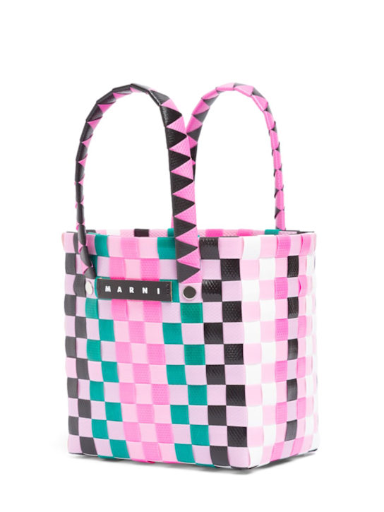 Luisaviaroma Borsa a secchiello intrecciata color block Offerta per la Festa della Mamma