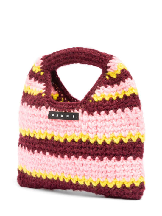 Luisaviaroma Borsa mini in crochet a righe Grandi sconti