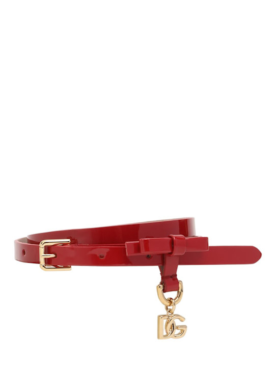 Luisaviaroma Cintura in vernice con logo