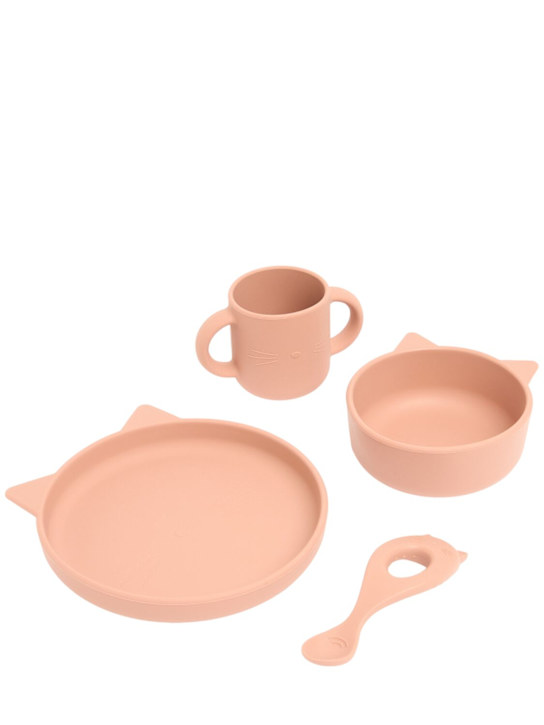 Luisaviaroma Set di stoviglie in silicone Vivi Kitty
