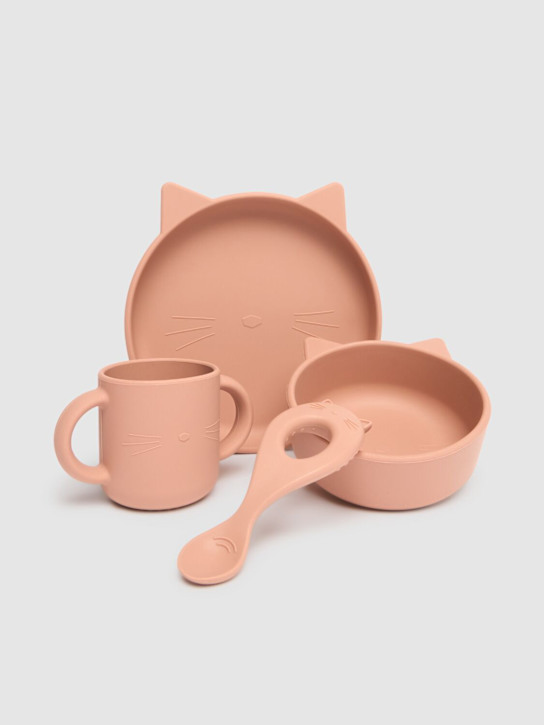 Luisaviaroma Set di stoviglie in silicone Vivi Kitty Rilascio limitato