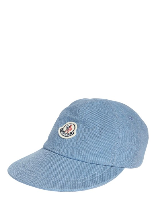 Luisaviaroma Cappello baseball in denim cotone con logo Latest stili