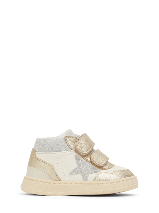 Luisaviaroma Scarpe primi passi June in pelle laminata