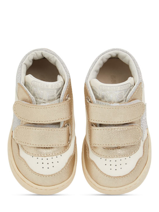Luisaviaroma Scarpe primi passi June in pelle laminata Offerta speciale della fabbrica