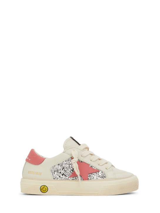 Luisaviaroma Sneaker May in pelle con glitter Promozione