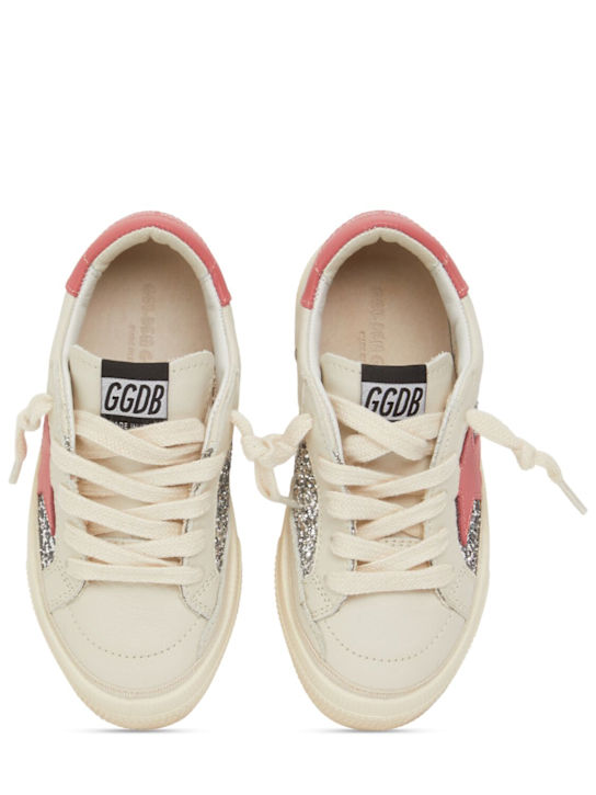 Luisaviaroma Sneaker May in pelle con glitter Promozione