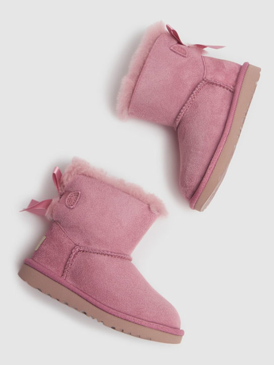Luisaviaroma Stivali Mini Bailey Bow II in shearling Prezzo Ridotto