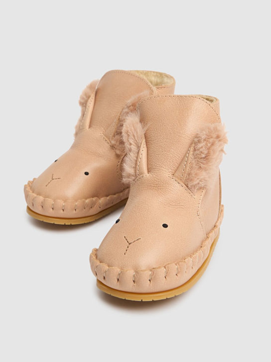 Luisaviaroma Stivaletti Bunny in pelle / orecchie Novità