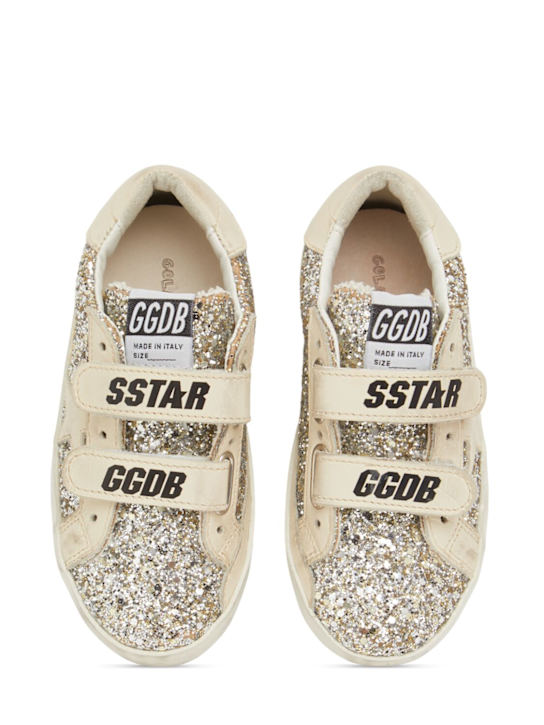 Luisaviaroma Sneakers Old School in pelle con glitter Economico