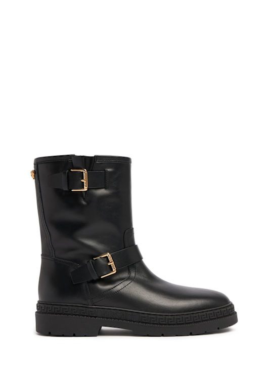 Luisaviaroma Stivali biker in pelle In Saldo