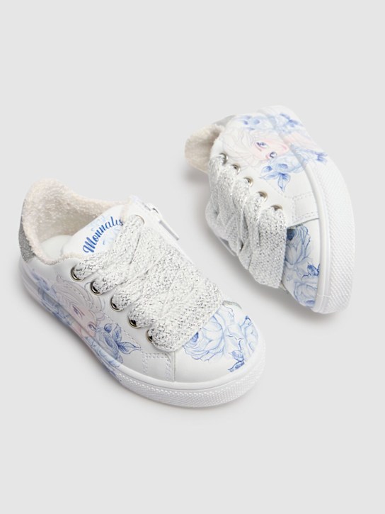 Luisaviaroma Sneakers in pelle stampa Frozen Negozio online di fabbrica